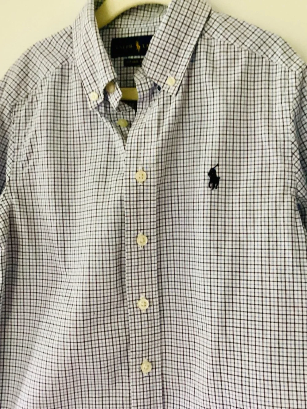 Lot Of 2 Boys Plaid Shirts Size 8 Button Down Ralph Lauren & Old Navy Collared
